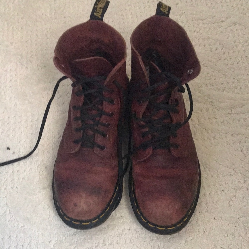 Doc Martin Boots in Red